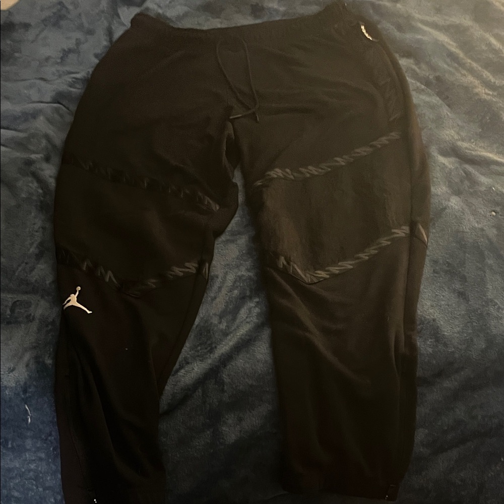Jordan Black Cargo Pants authentic and flawless